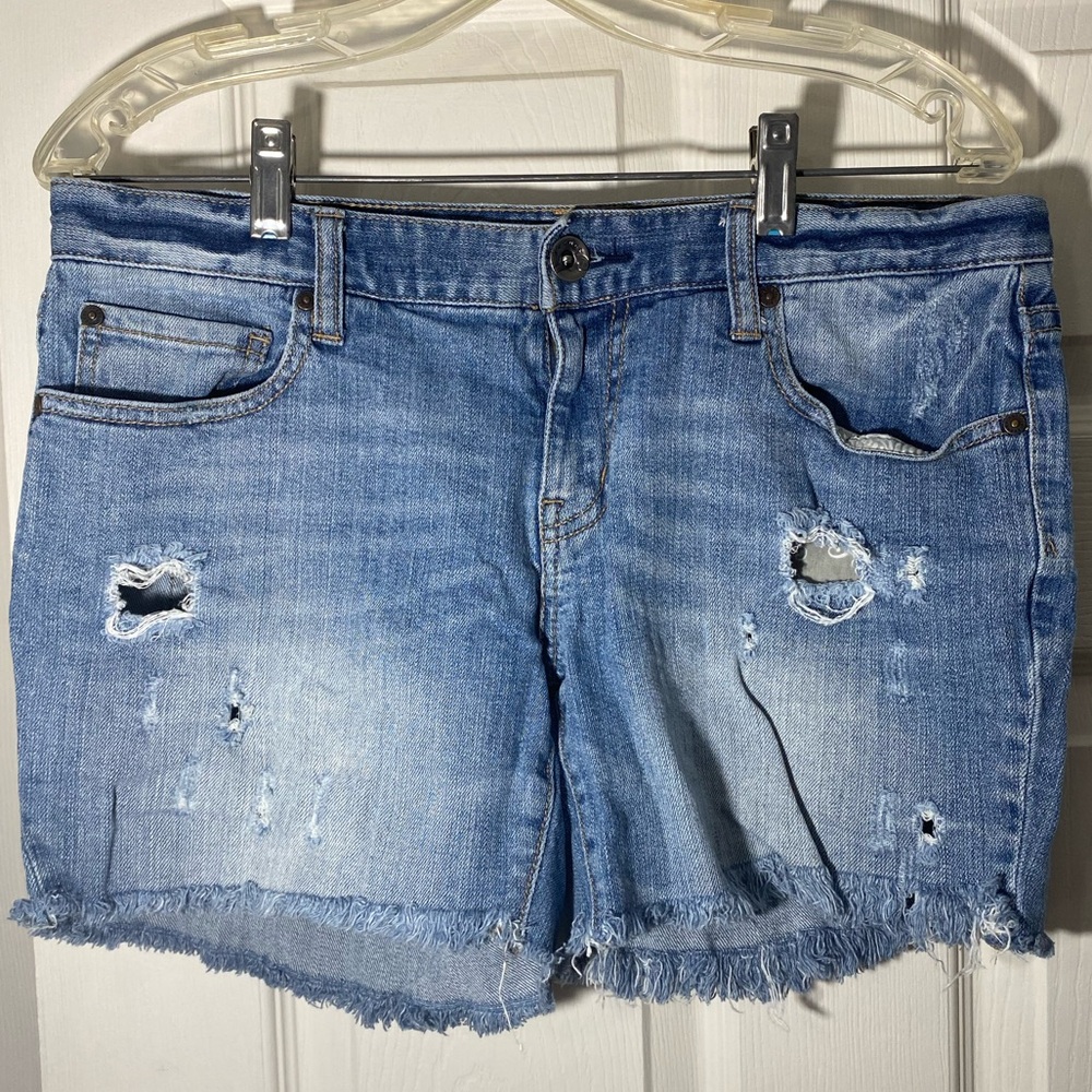 Refuge Ripped Jean Shorts